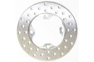 Brake Rotor D-series Fixed Round Offroad Polished Steel, Silver, Stainless Steel, 2, nordicamoto.ro