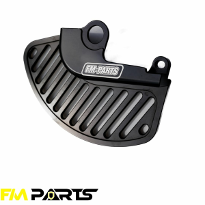 FM-Parts első fék tárcsa védőburkolat KTM 2015–2025-ös modellekhez — Fekete, nordicamoto.ro