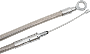 High-efficiency Braided Stainless Steel Clutch Cable Silver