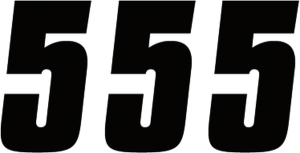 Number Stickers Black, 1, nordicamoto.ro