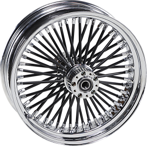 Fat Daddy Black 50-spoke Radial Laced Wheel Black, 3, nordicamoto.ro