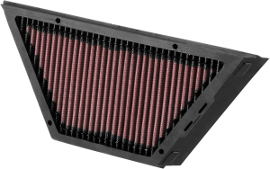 High-flow Air Filter Black, Red, 1, nordicamoto.ro