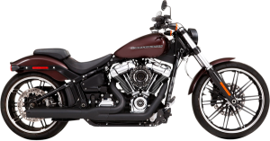 Exhaust System 2 Into 1 Softail 18+ Black