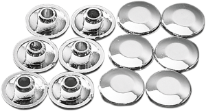 Chrome Plug For Handlebar Clamps Silver