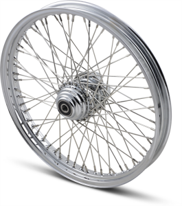 Front Wheel 21x2.15 Single-disc 60-spoke Chrome Silver