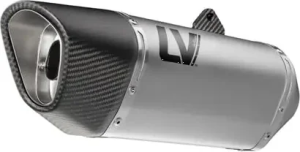 Lv-14 R rozsdamentes acél teljes kipufogórendszer, fekete, 1, nordicamoto.ro