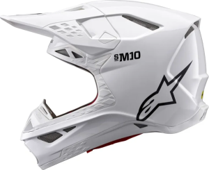 Alpinestars Supertech M10 Solid MX fehér L méretű sisak, 4, nordicamoto.ro