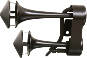 Multi Application Dual Air Horn Black