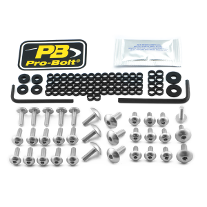 Fairing Bolt Kit For Ducati Silver