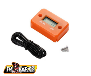 Vízálló motorkerékpár/ATV-óra óra kijelzéssel – narancssárga – FM Parts, nordicamoto.ro
