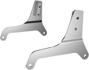 Sissy Bar Side Plates Silver, 4, nordicamoto.ro