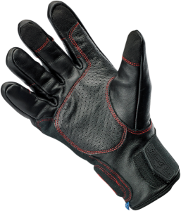 Belden Gloves Black, Red M, 1, nordicamoto.ro