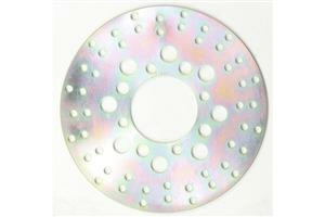 Round D-series Fixed Offroad Brake Rotor Gold, Polished Steel, Zinc