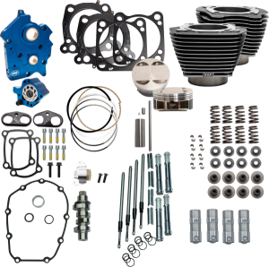 128 Power Package Highlighted Fins-Black Granite