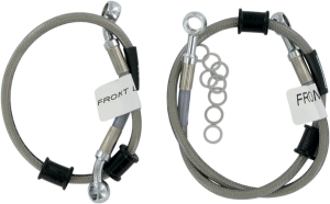 Cycleflex Two-line Racer Brake Line Kit Silver
