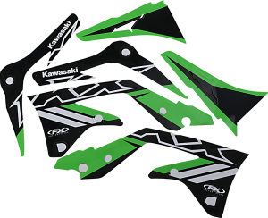 Evo Graphics Kit Black, Green, 1, nordicamoto.ro
