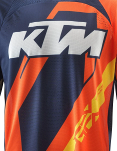 KTM Gravity-FX Replica póló – kék/sárga/narancssárga, L-es méret, 3, nordicamoto.ro