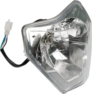 Headlight With Plastic Support Black, 3, nordicamoto.ro