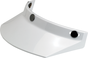 3-snap Moto Helmet Visor White ONE SIZE, 2, nordicamoto.ro