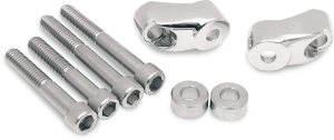 Short Turn Signal Mounts For 39mm/49mm Forks Chrome, 1, nordicamoto.ro