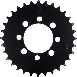 JT SPROCKETS Acél hátsó lánckerék, fekete 
