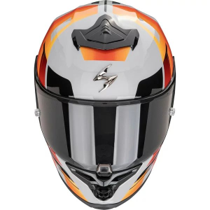 SCORPION EXO-R1 EVO II AIR ADRENALINE teljes arcú sport sisak, L-es méret, fekete/piros/ezüst, 4, nordicamoto.ro