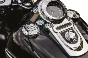 Zombie Led Fuel And Battery Gauge Chrome