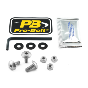 License Plate Screws Silver