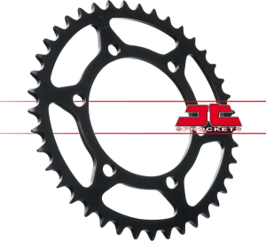 JT SPROCKETS Acél hátsó lánckerék, fekete, 3, nordicamoto.ro