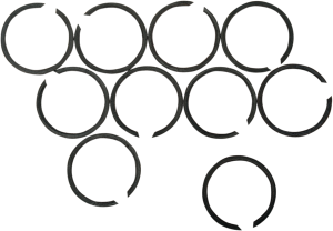 Retainer Ring Clips Chrome