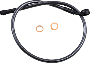 Alternate Length Upper Brake Line Black, Black Pearl