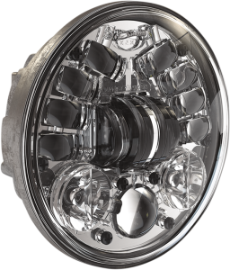 5-3/4(r) Led Adaptive 2 Headlight Chrome, 2, nordicamoto.ro