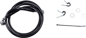 Stainless Steel Brake Line Kit Black