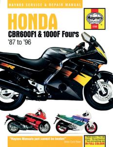 Motorcycle Repair Manual