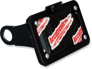 Side Mount License Plate With Led Tag Light White, 2, nordicamoto.ro