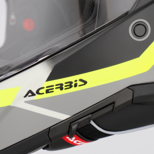 Acerbis Attack teljes arcú sisak, fekete/fluoreszkáló sárga, L-es méret, 2, nordicamoto.ro