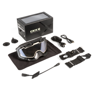 CKX Goggle 210° Original fűthető, fekete/átlátszó lencsés, nordicamoto.ro