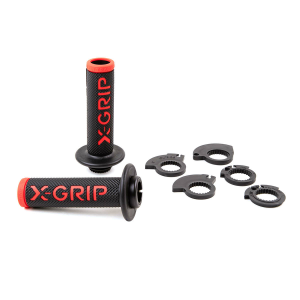 Mansoane Lock-On X-Grip Open End Albastru, 4, nordicamoto.ro