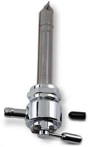 Power-flo Fuel Valve Chrome, 1, nordicamoto.ro
