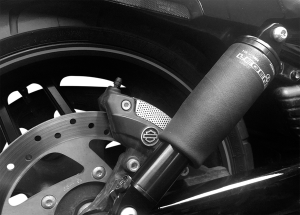 Air-a V-rod Adjustable Air Suspension Black, Anodized, 3, nordicamoto.ro