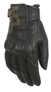 Női motoros kesztyű, Furygan 4417-1 Astral Lady Glove D3O Fekete női bőrkesztyű, nordicamoto.ro