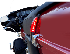 Sequential Tour Pak Seat Back Rest Led Lights White, 4, nordicamoto.ro