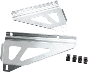 Radiator Race Braces Brushed Aluminum, 1, nordicamoto.ro