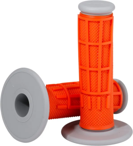 MOOSE RACING Comp Diamond Half Waffle Grips Orange, 2, nordicamoto.ro