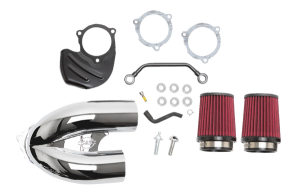 Tuned Induction Air Cleaner Silver, 1, nordicamoto.ro