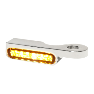 Led Handlebar Turn Signals Natural, Chrome