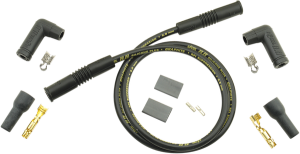 Universal 8.8 Mm Plug Wire Kit Black, 1, nordicamoto.ro