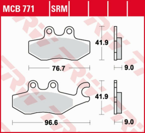 TRW Organic első/hátsó fékbetétek a PIAGGIO BEVERLY 125 '10 -/ MEDELEY 125 '16 -/MP3 125 '09 modellekhez –'12/X7 125 '08 –'12/XEVO 125 '07 –/MEDELEY 150 '16 –/MP3 500 '09 –/PIAGGIO X9 125 '06 –'07/X10 500/X10 350 '12 –, nordicamoto.ro