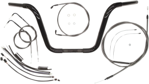 1-1/4(r) Caliber Handlebar Installation Kit Black, 2, nordicamoto.ro