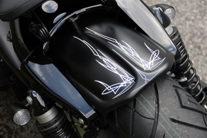 Fender Struts Short For Harley Sportster Black, Gloss